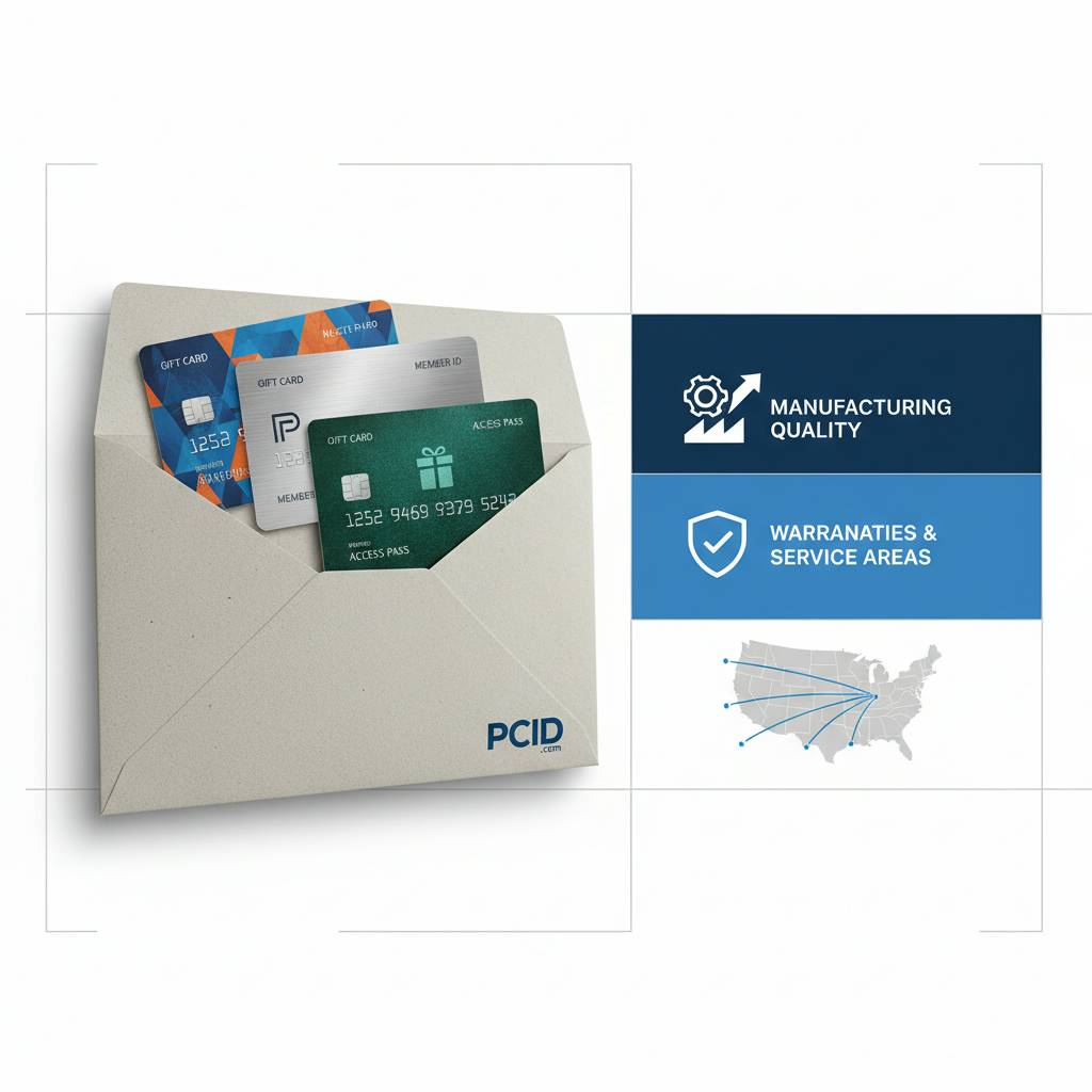 Manufacturing Quality, Warranties & Service Areas