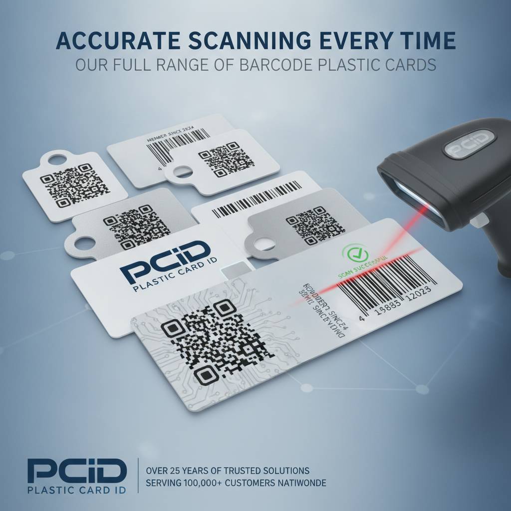 Our Full Range of Barcode Plastic Cards